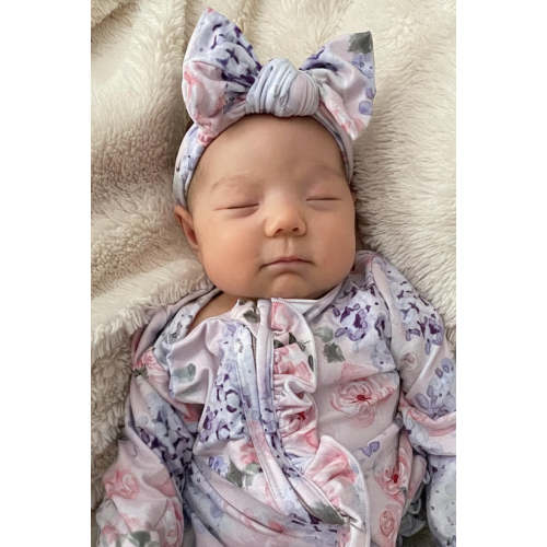Henlee's Hydrangea Large Bow Headwrap