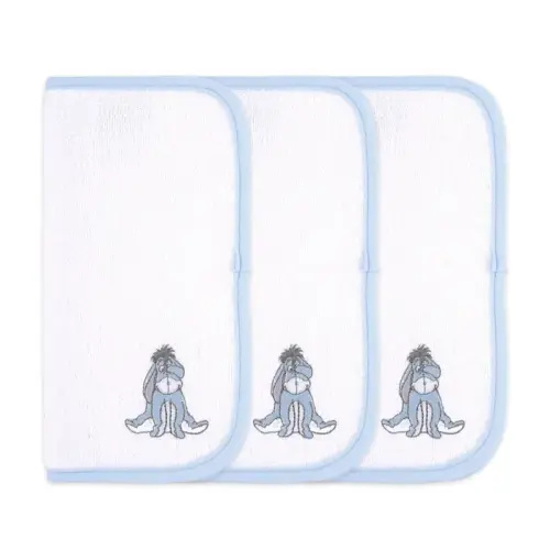 Disney Wash Cloths 3 Pack Eeyore | Baby Bunting AU