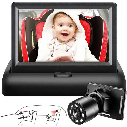 Car Seat Camera, 4.3'' HD Night Vision Function View in Rear - TikTok Shop