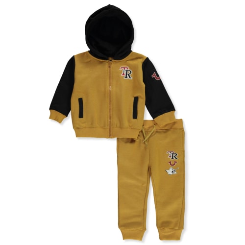 True Religion Baby Boys' 2-Piece Joggers Set Outfit