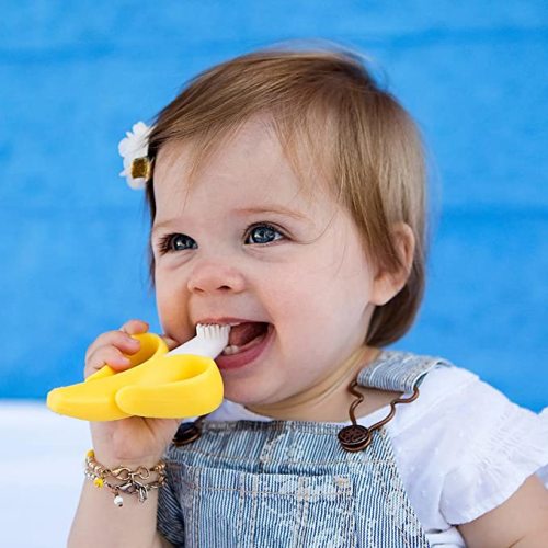 Baby Banana Yellow Banana Infant Teether