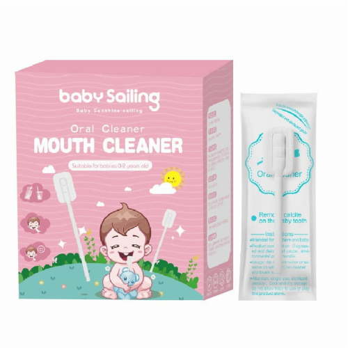 Baby Mouth Cleaner, 30PCS Soft Oral Cleaning Stick, Portable and Comfortable Toothbrush Tongue Cleaner, Baby Tongue Cleaner, Tongue Gauze Cleaner for Baby and Kids Teeth and Tongue Care