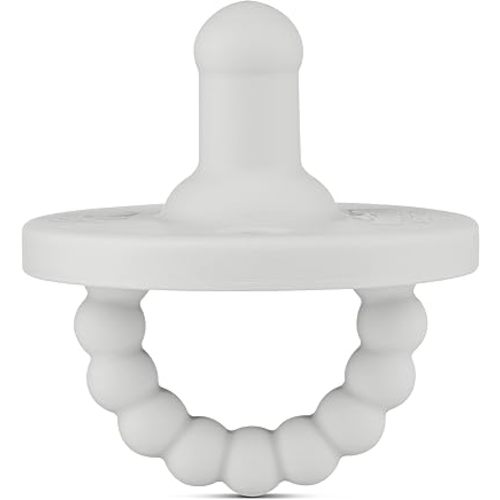 Ryan & Rose Cutie PAT Pacifier Teether (Stage 1, Grey)