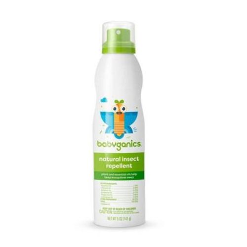 Babyganics Insect Repellent Continuous Spray 5 Oz: Deet-free, Skin-safe For Children, Repels Mosquitoes & Gnats