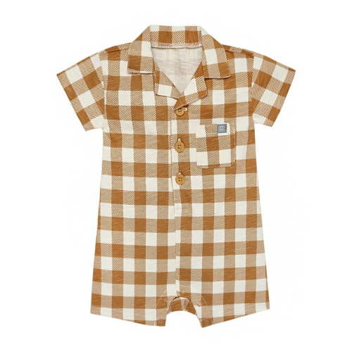 Modern Moments by Gerber Baby Boy Short Sleeve Romper, Sizes 0/3 Months - 24 Months