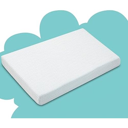 Pack and Play Mattress Pad, Playard Mattress Memory Foam Topper, Portable Toddlers Mattress Firmness Featuring Soft Removable Washable