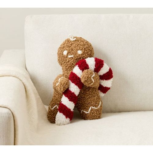 Little Spice Gingerbread Shaped Pillow