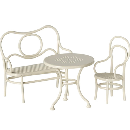 Café set, Mouse, Small - Off white - Maileg USA