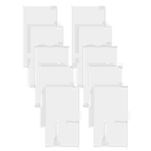 Gerber 10 Pack Flatfold White Cloth Diapers for Babies - 24" x 27" Newborn Diapers - Reusable, Soft & Absorbent 100% Cotton