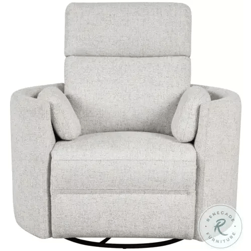 Radius Natural Beauty Quartz Swivel Glider Power Recliner
