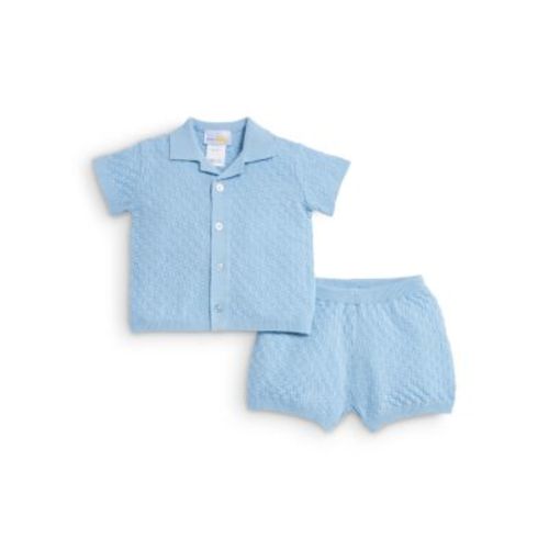 Boys' Textured Sweater Knit Top & Shorts Set, Baby - Exclusive