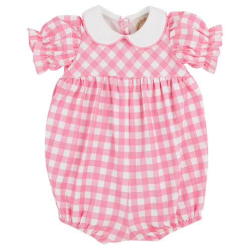 Britt Bubble - Hamptons Hot Pink Gingham with Worth Avenue White