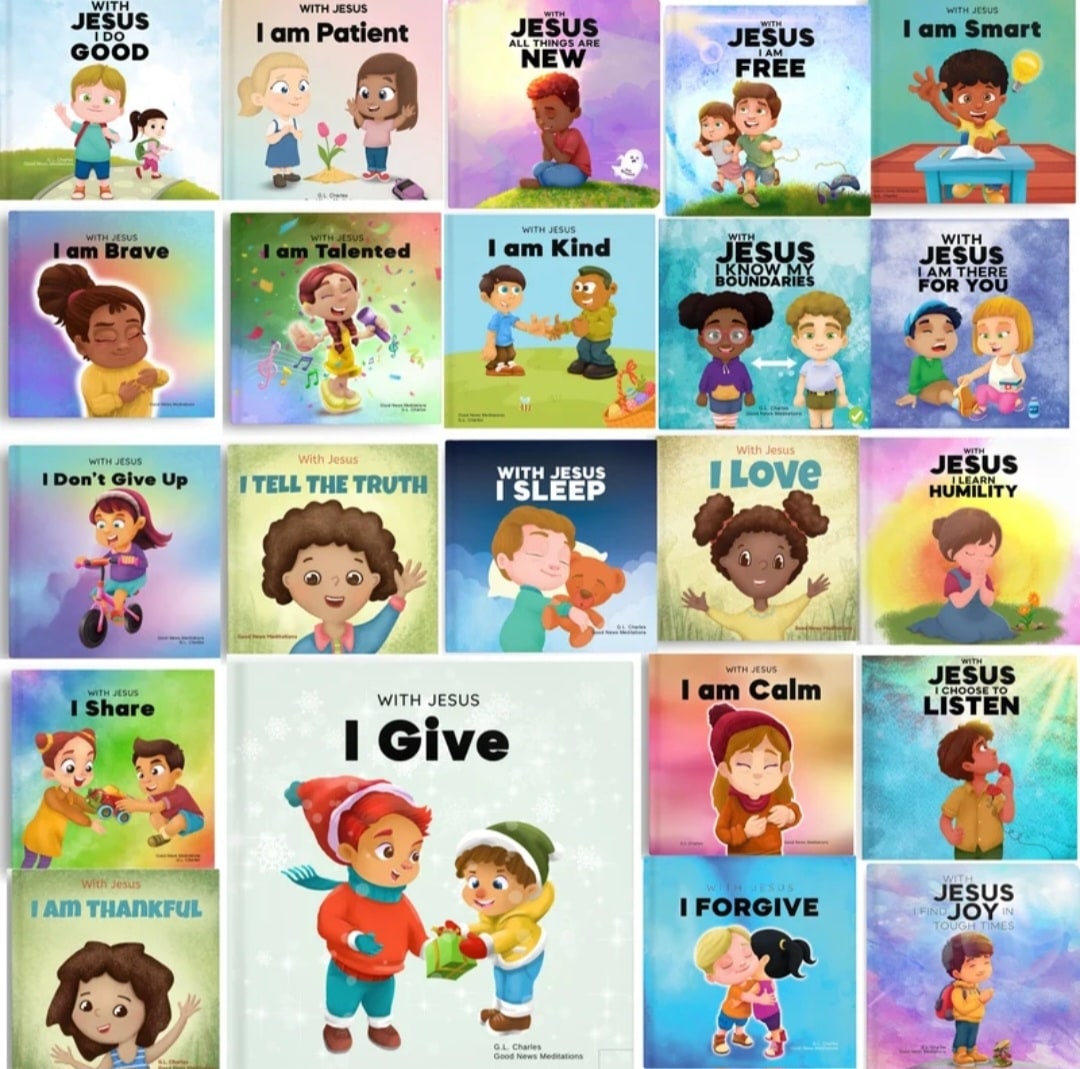 With Jesus Series - 22-Book Bundle - Faith based books for kids – GNM Christian Books For Kids
