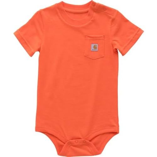 Carhartt Kid's CA5004 Short-Sleeve Pocket Bodysuit
