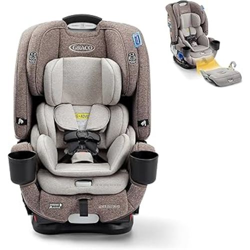 Graco 4Ever DLX Grad 5-in-1 Convertible Car Seat, Hancock - Versatile, Comfortable, and Safe for Babies through Preteens