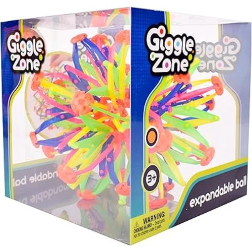 Sunny Days Entertainment Expandable Ball – Breathing Toy Sphere for Kids & Adults – Expands from 6.5’’ to 13"