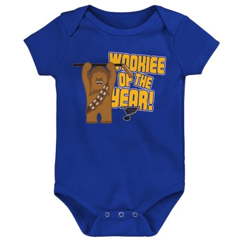 St. Louis Blues Infant Star Wars Wookie of the Year Bodysuit - Blue