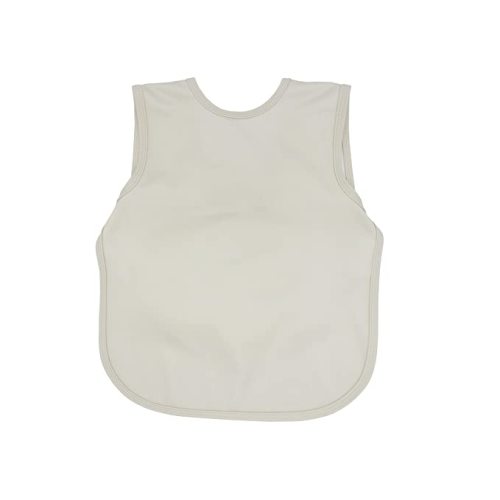 BapronBaby Minimalist Champagne Bapron - No Neck Tie Safer Bib for Baby & Toddler - Soft Waterproof Stain Resistant - Machine Washable - Sz Baby/Toddler 6m-3T