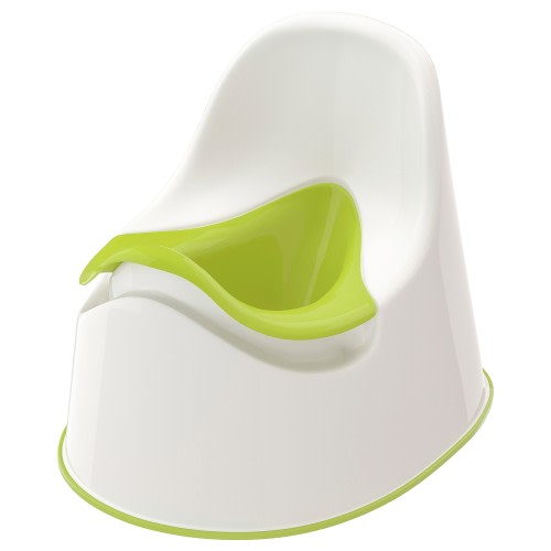 LOCKIG Children's potty - white/green