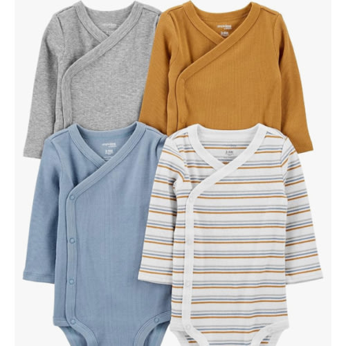 Simple Joys by Carter's unisex-baby 4-pack Side Snap Bodysuit