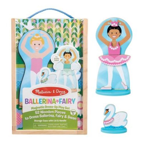 Melissa & Doug Magnetic Dress-up Play Set - Ballerina/fairy