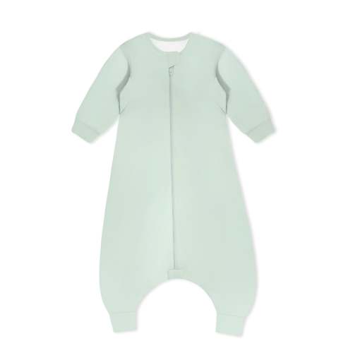 Organic Cotton & Camel Wool Long Sleeve Sleep Sack With Legs 1.0 TOG - Pea Green
