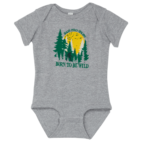 Bass Pro Shops Born to Be Wild Short-Sleeve Bodysuit for Babies
