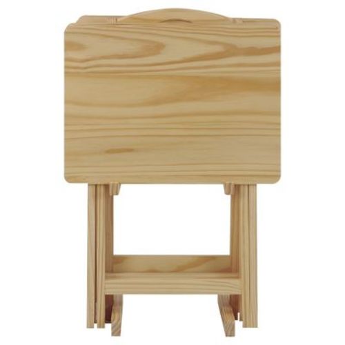 Flora Home 5pc Tray Table Set - Espresso