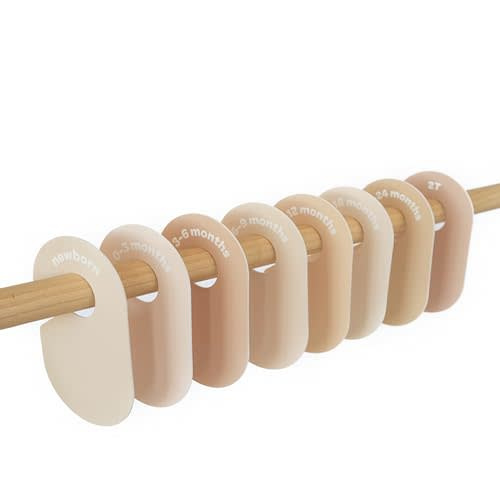 Baby Hanger Closet Dividers (Set of 8) - Nursery Organization