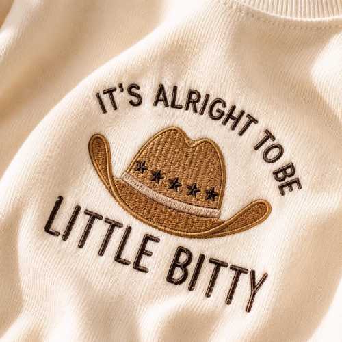 Funny Cowboy Baby Romper, Little Bitty Western Bodysuit, Country Baby Outfit, Rodeo Baby Clothes, Baby Shower Gift