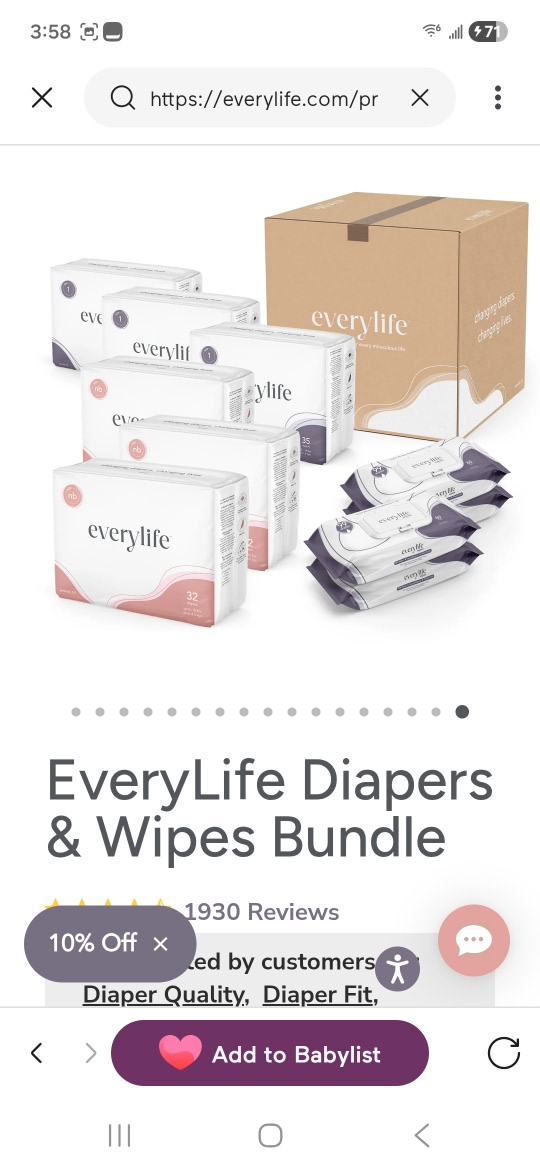 Diaper & Wipes Bundle | Best Diaper Subscription for Babies – EveryLife