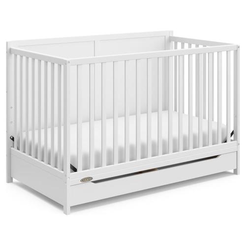 Graco® Melrose 5-in-1 Convertible Baby Crib with Drawer, White