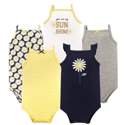 Hudson Baby Unisex Baby Cotton Sleeveless Bodysuits