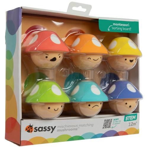 Sassy Baby Mischievous Matching Mushrooms