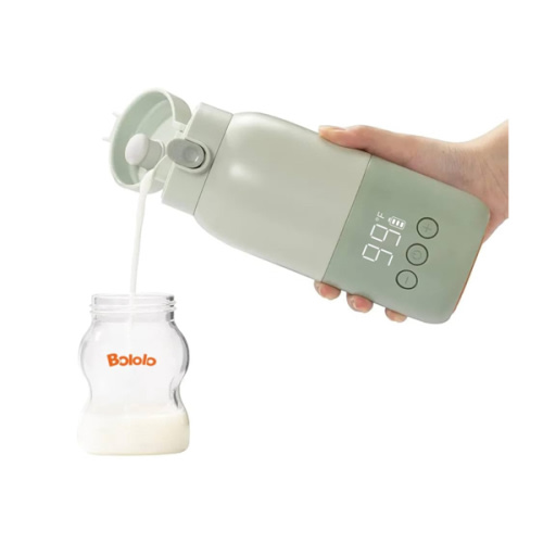 Portable Bottle Warmer for Travel, Super Fast Charging, Instant Breastmilk, Formula, Water, Milk Warmer with 10 Ounces Big Capacity, Baby Flask for Vehicle,car,Airplane Journey