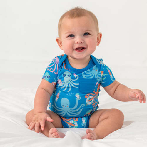 Octopus Party Pocket Bodysuit