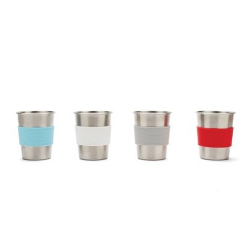 Red Rover 10oz 4pk Stainless Steel Kids Tumbler Cups: BPA-Free, Dishwasher-Safe, 18/8 Steel, Cold Beverages, Ages 0-6