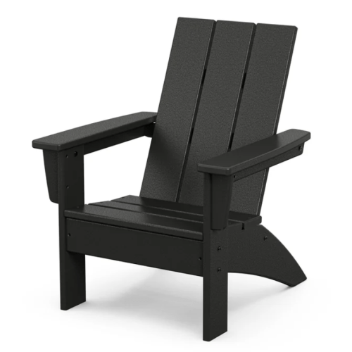 Kids Modern Adirondack Chair - Black