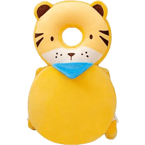 Baby Walker Head Protector Toddler Adjustable Baby Head Protection Backpack Wear Safety Pad (Cute Tiger)