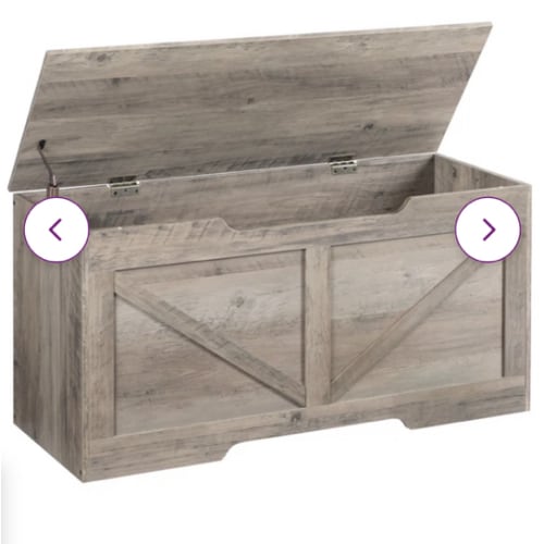 Aadrian 39.4'' W Storage Bench with Flip Top Blanket Chest