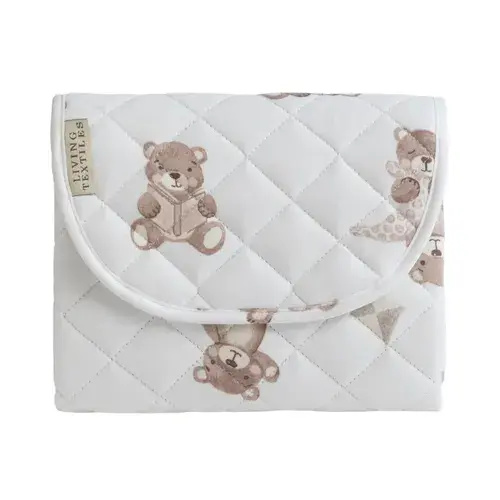 Living Textiles Change Mat Waterproof Foldable Cuddly Bear | Baby Bunting AU