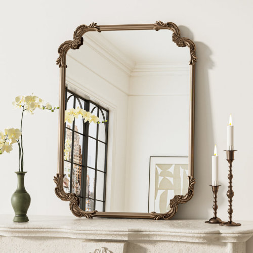 Genan Accent Mirror Rectangle Decorative Wall Mirror Vintage Mirror