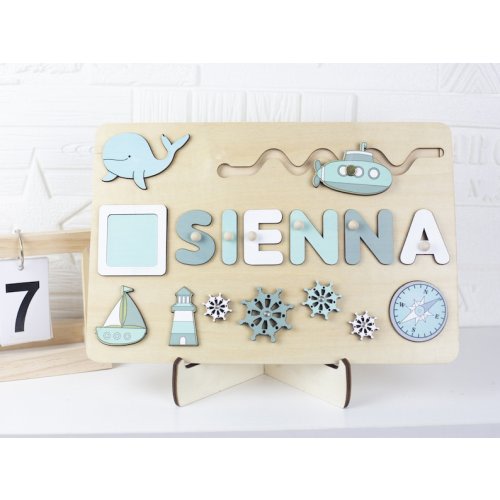 Name Puzzles Wooden Personalized Gifts Baby Montessori Toys - Etsy