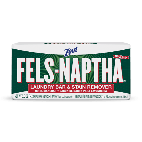 Zout Fels-Naptha Laundry Bar & Stain Remover & Pre-Treater, 5.0 Ounce