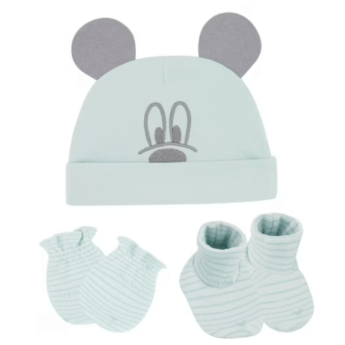 Disney Mickey Mouse Organic Cotton 3pc Accessory Set