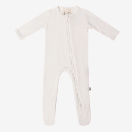 KYTE BABY Unisex Zipper Closure Footies, Rayon Made From Bamboo, 0-24 Months