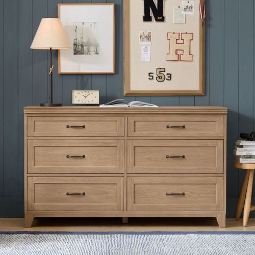 Hampton 6-Drawer Dresser (56w x 19.5d")