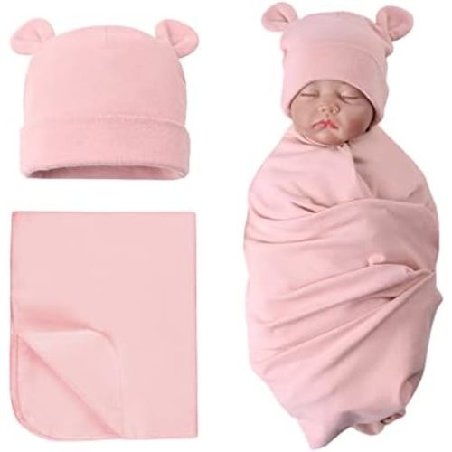 PESAAT Newborn Hospital Hat 0-12Months Preemie Boys Girls Beanie Solid Infant Baby Hats Autumn Winter