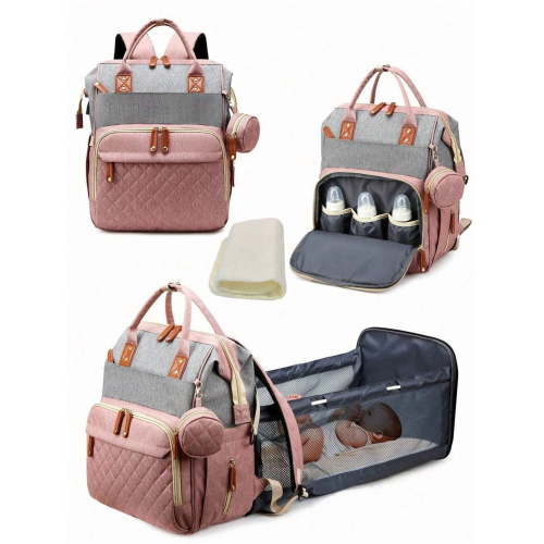 Baby Diaper Bag Backpack with Changing Station, Multifunction Waterproof Large Capacity Travel Diaper Bag with Changing Pad for Boys and Girls, 1pc