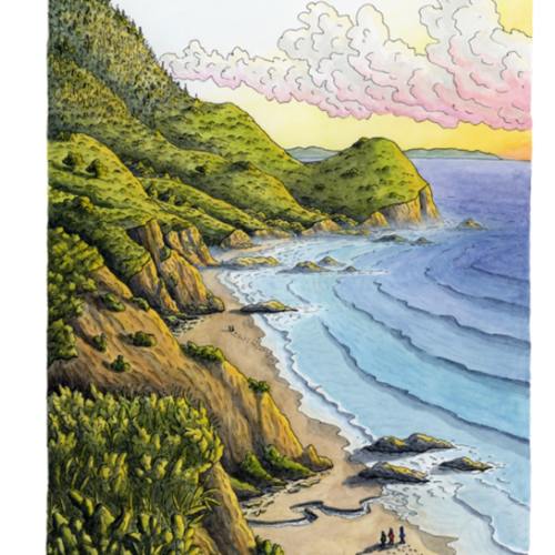 “Wildcat Coast” Print : Noah Johnson Art